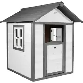 Axi Maison Enfant Beach Lodge En Blanc | Maison De Jeux En Bois Ffc Pour Les Enfants | Maisonnette / Cabane De Jeu Pour Le Jardin