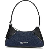 Karl lagerfeld JEANS Sac bandoulière 'Rebel' bleu denim / noir
