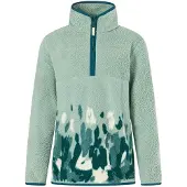 Regatta Frankie Borg Half Zip Fleece Vert 38 Femme