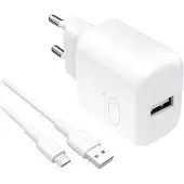 Puro Kit d’alimentation : chargeur quotidien 1 port USB-A + câble USB-A à USB-C