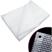 vidaXL Bâche de protection Leno 140 g/m² 8x12 m blanc