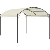 vidaXL Pavillon Tissu Crème