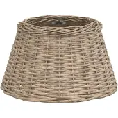 vidaXL Abat-jour marron Ø50x30 cm osier