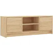 vidaXL Armoire TV Chêne Sonoma 102x30x37,5 cm Bois composite