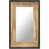 vidaXL Miroir 80x50 cm manguier massif