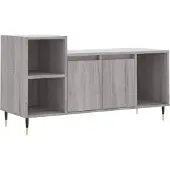 vidaXL Armoire TV Gris Sonoma 100x35x55 cm Bois composite