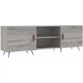 vidaXL Armoire TV Gris Sonoma 150x30x50 cm Bois composite