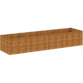 vidaXL Jardinière surélevée 386 x 100 x 69 cm en acier Corten