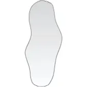 vidaXL Miroir mural argenté 90x40 cm