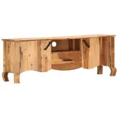 vidaXL Armoire TV 115x30x42 cm bois massif
