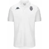 Kappa As Monaco 24/25 Acramy Short Sleeve Polo Blanc 2XL Homme