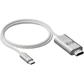 LINQ Lqcch200 Usb-c Cable Argenté