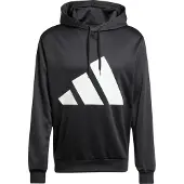 Adidas Survêtement 'BIG LOGO HOODED' noir / blanc