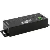EXSYS Hub USB 3.2 Gen1 7 ports 7xC connector ink.USB cable Din-Rail - Câble - Données/Digital