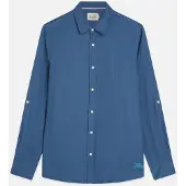 Scotch & Soda 183558 Regular Fit Long Sleeve Shirt Bleu XL Homme