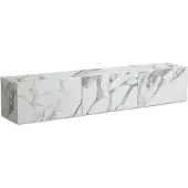 Wohnling Meuble tv bas suspendu aspect marbre blanc 160x30x30 cm, meuble tv design avec portes pliantes moderne, meuble tv mural, meuble tv à tiroirs, meuble tv à tiroirs |