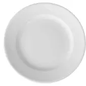 Hendi Assiette ronde plate en porcelaine | 32 cm (6 pièces)