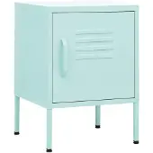 vidaXL Table de chevet Vert menthe 35x35x51 cm Acier