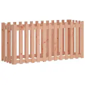 vidaXL Lit surélevé design clôture à lattes 150x50x70 cm bois massif douglas