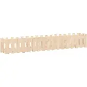 vidaXL Lit surélevé design clôture à lattes 200x30x30 cm pin massif