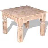 vidaXL Table basse en acacia 60x60x45 cm