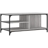 vidaXL Table basse Gris Sonoma 100x50x45 cm Bois composite
