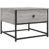 vidaXL Table basse Gris Sonoma 51x51x40 cm Bois composite