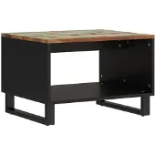 vidaXL Table basse 60x50x40 cm Vieux bois massif