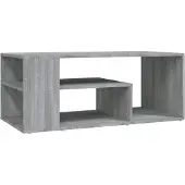 vidaXL Table basse Gris Sonoma 100x50x40 cm Bois composite
