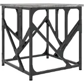 vidaXL Table basse Gris Sonoma 45x45x47,5 cm Bois composite