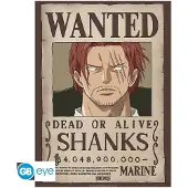 Abystyle Gbeye - One Piece Poster Wanted Shanks (52x38cm)