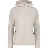 CMP Polaire à capuche épaisse en maille chinée femme Knit-Tech