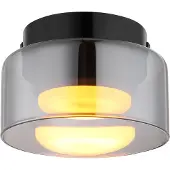 Globo Lampe de plafond à design Higgins Noir