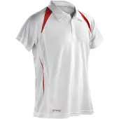 Result SPIRO S177M | Polo Team Spirit Hommes / Respirant - Couleur : White/Red - Taille : 4XL