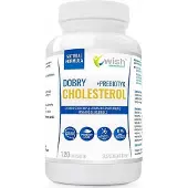 Wish , Complément alimentaire pour un bon taux de cholestérol + Probiotiques, 120 capsules.