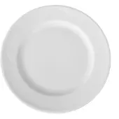 Hendi Assiette ronde plate en porcelaine | 30 cm (6 pièces)