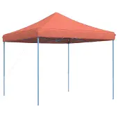 vidaXL Tente de réception pliante Pop-Up rouge terracotta 292x292x315 cm