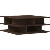 vidaXL Table basse marron imitation chêne 70x70x29 cm Bois composite