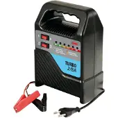 Lampa Chargeur de moto Turbo 6/12V 2/8A avec protection d'inversion de polarité