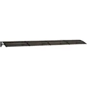 vidaXL Auvent de porte Noir 400x75 cm Polycarbonate