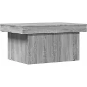 vidaXL Table basse Gris Sonoma 100x55x40 cm Bois composite