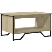 vidaXL Table basse chêne Sonoma 75x51x40 cm Bois composite