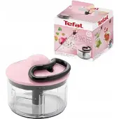 Tefal sjeckalica K1330755, 500ml, siva/ružičasta, Râpe, Rose, Gris
