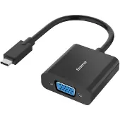 Hama Adaptateur vidéo, fiche USB-C - port VGA, - Full-HD 1080p