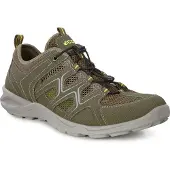 Ecco Terracruise Lt. Low Vent, chaussures de ville pour hommes, modèle bas, couleur verte, style décontracté