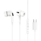 Baseus Écouteurs filaires Encok CZ18 Intra-auriculaires Microphone USB-C Blancs