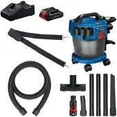Bosch Gas 18v-10 L +1xpc18v 4.0ah+gal Industrial Vacuum Cleaner Bleu One Size / EU Plug 220V