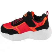 SKECHERS Play Scene 407606N-BKRD, Baskets, pour garçons, Noir
