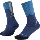Buff Chaussettes Unisexe - Bleu - Merino Midweight Crew Socks