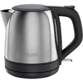 Tefal Subito Mini KO5S2DE0, 1 l, 2400 W, Noir, Acier inoxydable, Acier inoxydable, Indicateur de niveau d'eau, Sans fil